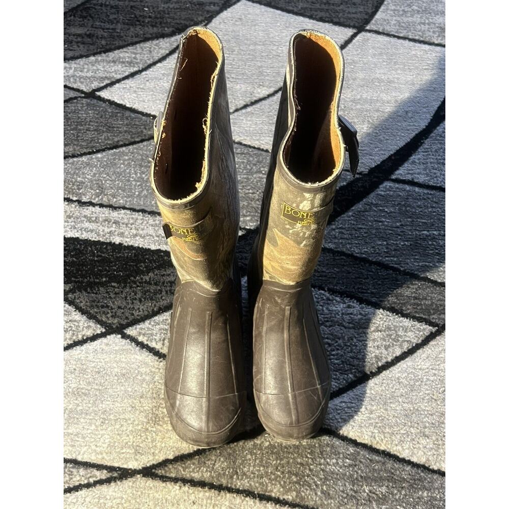 Red Head Bone Dry Boots Men Size 10 Woods Camouflage Rubber Brown